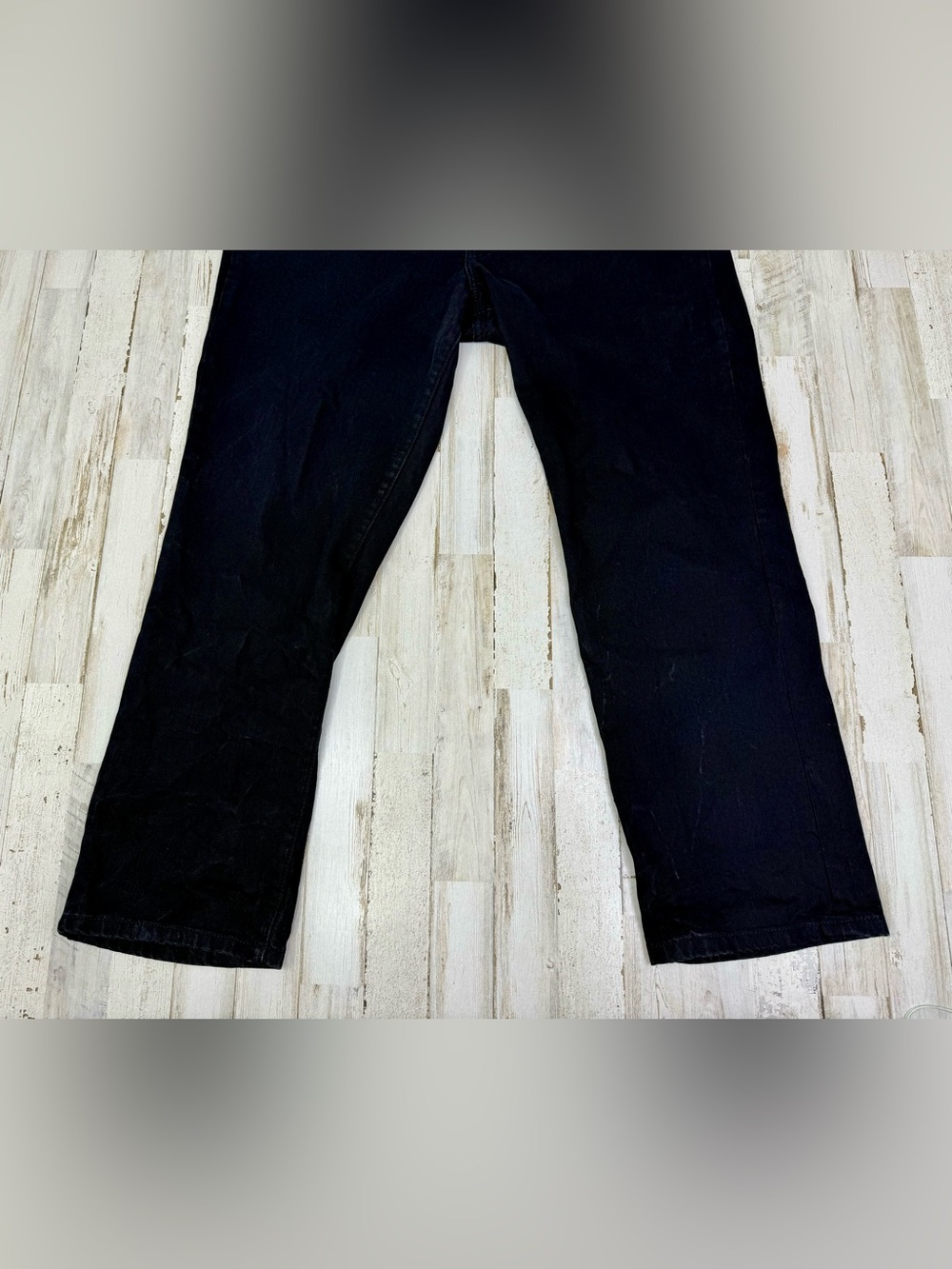 LRL Lauren Jeans Co Ralph Lauren 16 (38x29) Classic Straight Jeans Black - Picture 4 of 10